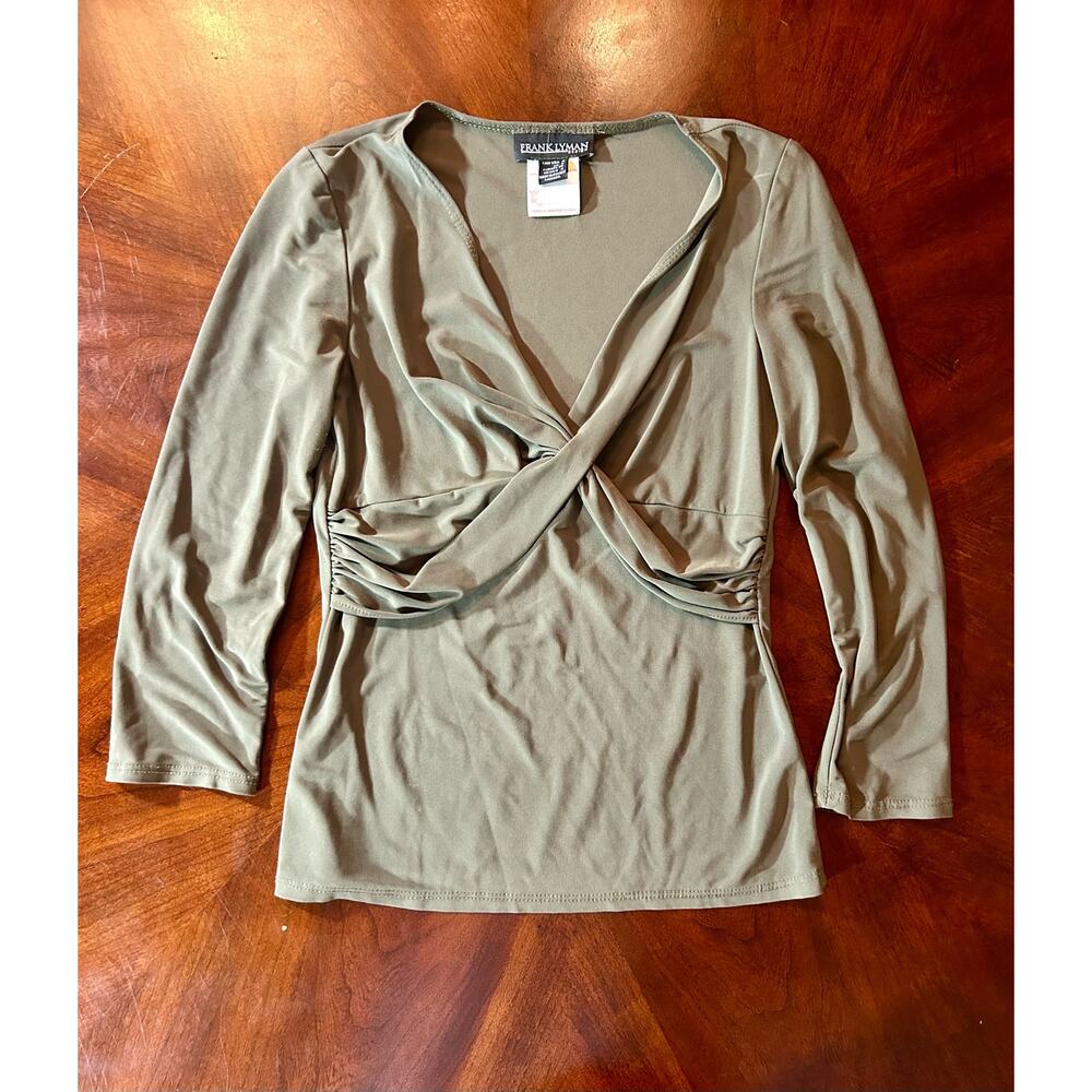 Frank Lyman Olive Blouse